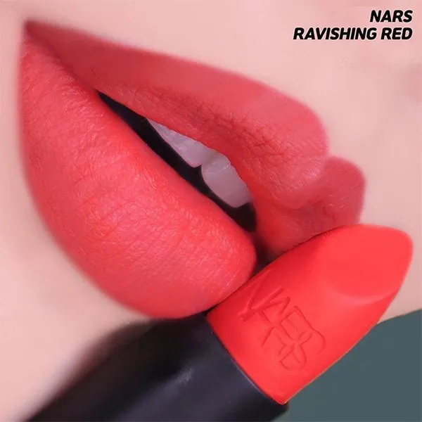 Son Nars Rouge À Levres Matte 2983 Ravishing Red Màu Hồng Cam San Hô - Son Môi - Vua Hàng Hiệu