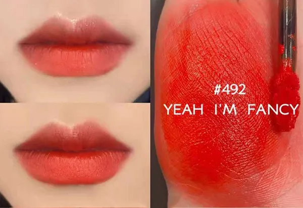 Son Mac Love Me Liquid Lip Colour 492 Yeah, I’m Fancy Đỏ Cam - Son Môi - Vua Hàng Hiệu