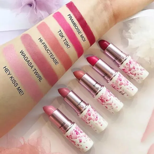 Son Mac Boom Boom Bloom Framboise Moi, Đỏ Hồng - Son Môi - Vua Hàng Hiệu