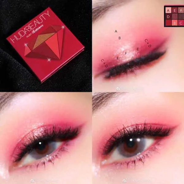 Bảng Phấn Mắt Huda Beauty Ruby Obsessions - Mỹ phẩm - Vua Hàng Hiệu