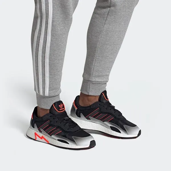 Giày Thể Thao Adidas Tresc Run Core Black Solar Red EG7411 Màu Đen - Giày - Vua Hàng Hiệu