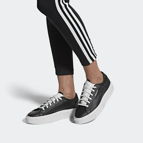 Giày Nữ Adidas Sleek Super Core Black EE4519 Màu Đen