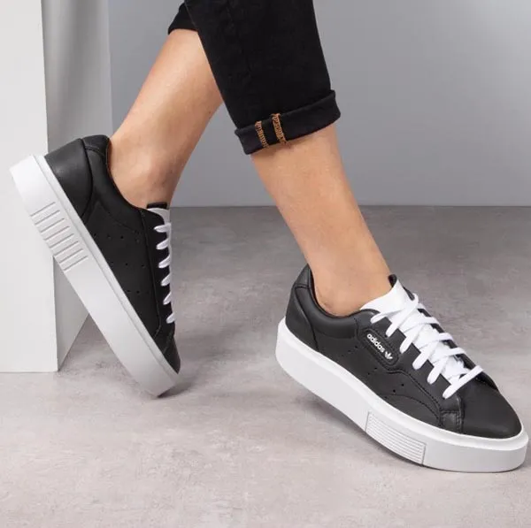 Giày Nữ Adidas Sleek Super Core Black EE4519 Màu Đen