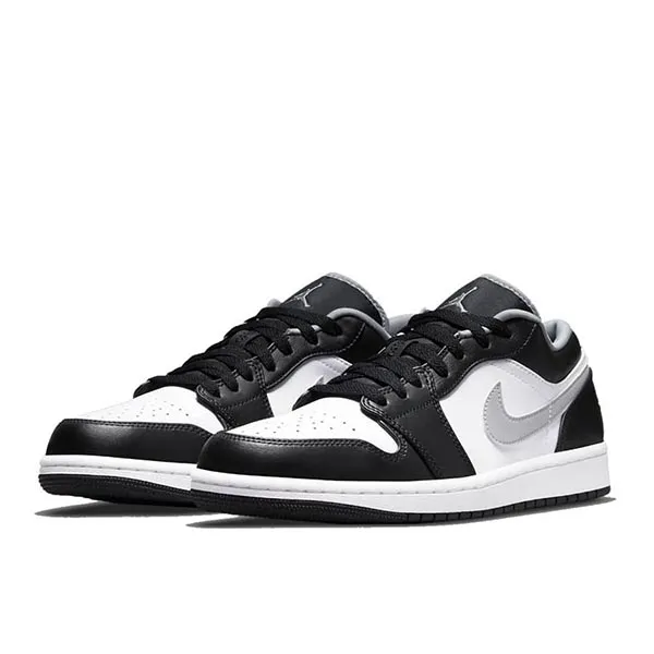 Giày Thể Thao Nike Air Jordan 1 Low Black Medium Grey Size 44.5 - 1