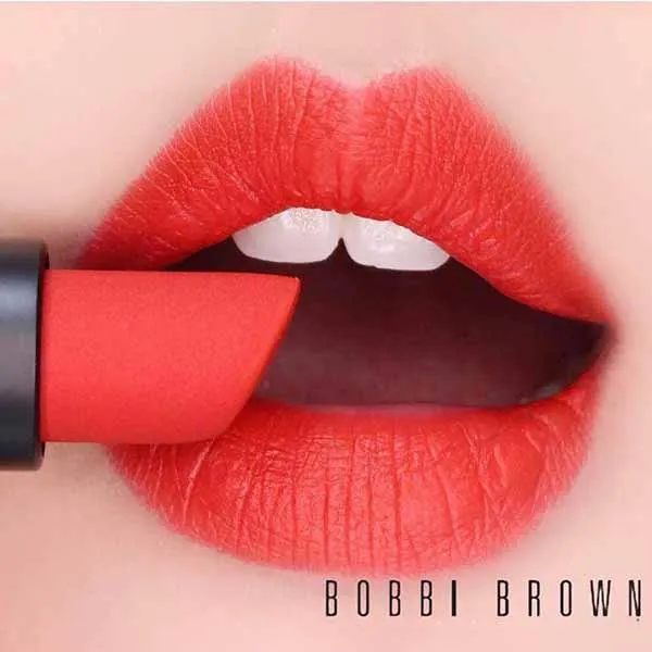 Son Bobbi Brown Luxe Matte Fever Pitch Màu Đỏ Cam - Son Môi - Vua Hàng Hiệu