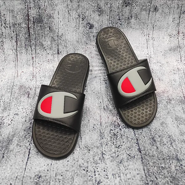 Dép Champion Black CP101271M Size 35 - Dép - Vua Hàng Hiệu