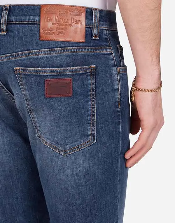 Quần Bò Nam Shorts Dolce & Gabbana D&G Stretch Denim Bermuda Shorts - Thời trang - Vua Hàng Hiệu