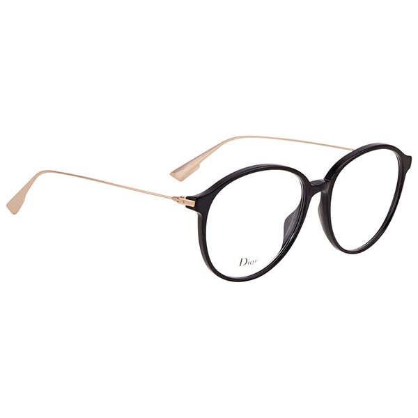 Kính Mắt Cận Dior Men's Black Round Eyeglass Frames Diorsighto208070055 DIORSIGHTO208070055 Màu Đen - 3