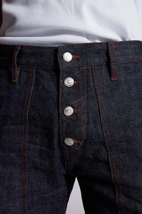 Quần Bò Shorts Dsquared2 Big Pocket Dan Caten Shorts Màu Xanh Đen - Thời trang - Vua Hàng Hiệu