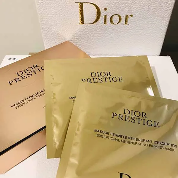 Mặt Nạ Christian Dior Prestige Exceptional Regenerating Firming Mask (Hộp 6 miếng) - Mặt nạ - Vua Hàng Hiệu