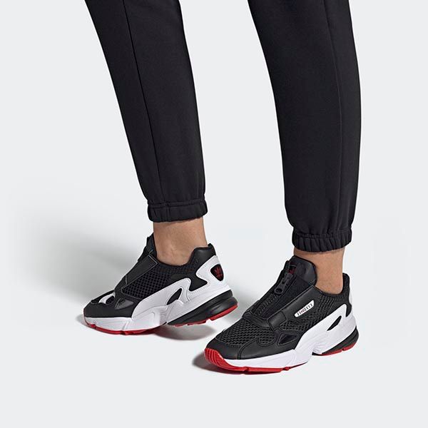 Giày Thể Thao Nữ Adidas Originals X Fiorucci Womens Falcon Zip - Black EF3644 Màu Đen - 1