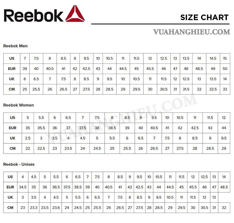 Danh mục giày Rebook - 1