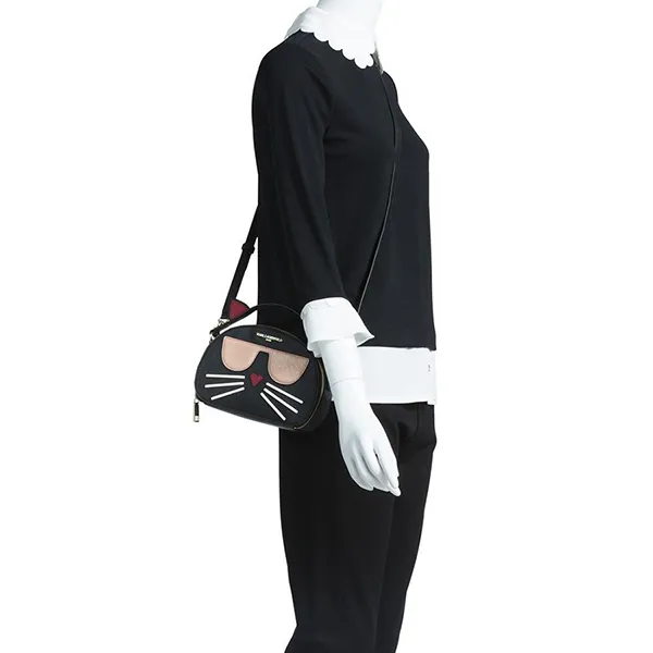 Túi Đeo Chéo Karl Lagerfeld Maybelle Top Handle Crossbody Màu Đen