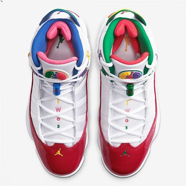 Giày Thể Thao Nike Jordan 6 Rings 'Multi-Color' CW7003-100 Màu Trắng Đỏ - 2