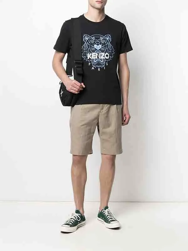 Áo Phông Kenzo Tiger Motif Logo-Print T-Shirt Màu Đen Size M - Thời trang - Vua Hàng Hiệu