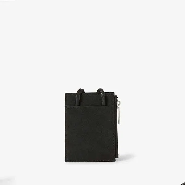 Túi Kenzo Canvas Kampus Tiger Card Holder With Long Strap Màu Đen