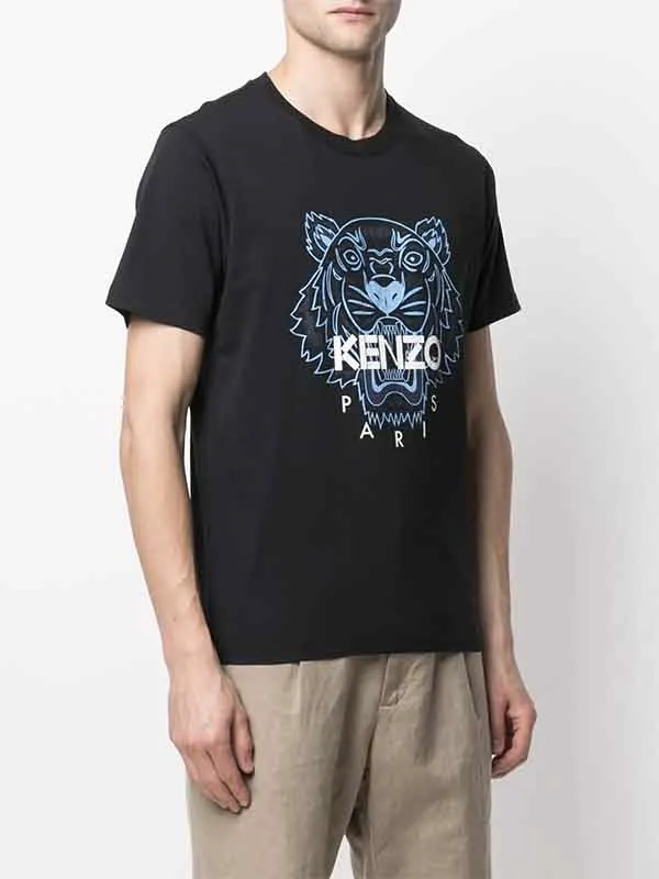 Áo Phông Kenzo Tiger Motif Logo-Print T-Shirt Màu Đen Size M - Thời trang - Vua Hàng Hiệu