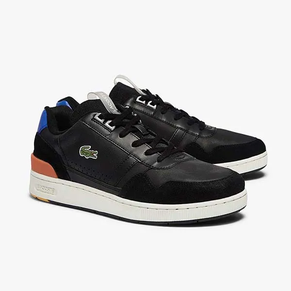 Giày Thể Thao Lacoste T-Clip 0921 Màu Đen Size 41