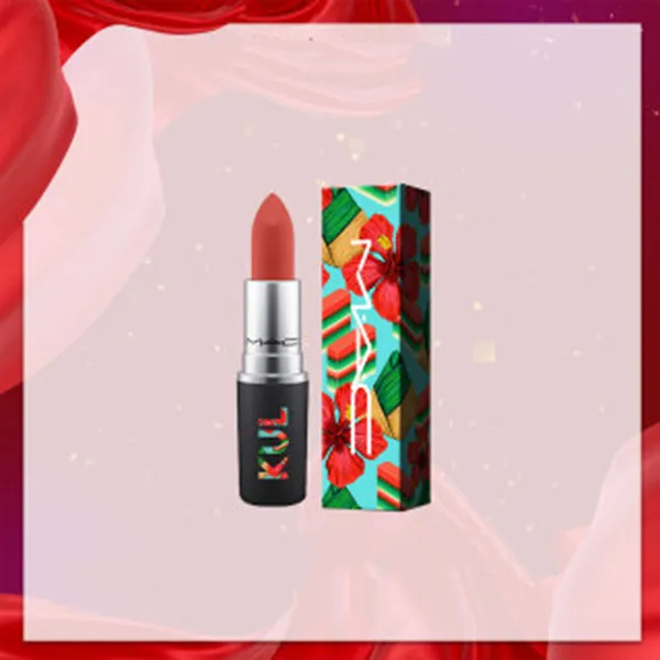 Son MAC Wander.Lust. Kuala Lumpur - Powder Kiss Lipstick Devoted To Chili Màu Đỏ Gạch - Son Môi - Vua Hàng Hiệu