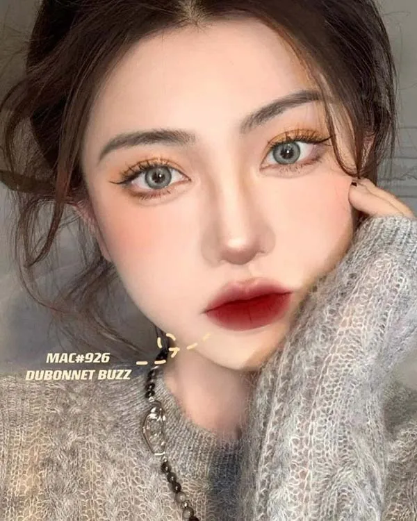 Son MAC Powder Kiss 926 Dubonnet Buzz Màu Đỏ Gạch