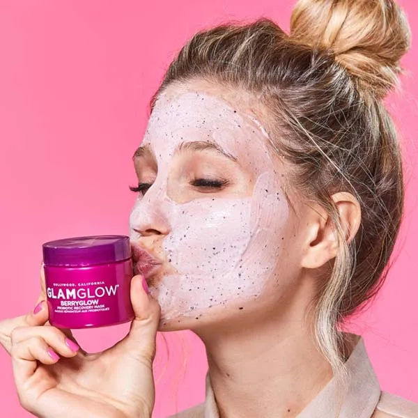 Mặt Nạ Phục Hồi Lợi Khuẩn GlamGlow Berryglow Probiotic Recovery Mask 75ml - Mặt nạ - Vua Hàng Hiệu