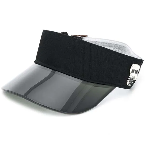 Mũ Nửa Đầu Karl Lagerfeld K/Ikonik Logo Band Visor Màu Đen - Mũ nón - Vua Hàng Hiệu