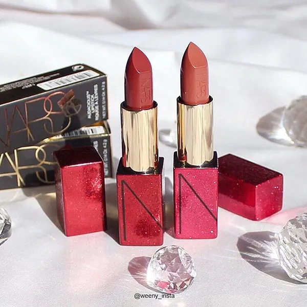 Son Nars Studio Audacious Lipstick Rouge 54 Mona Limited Màu Đỏ Đất