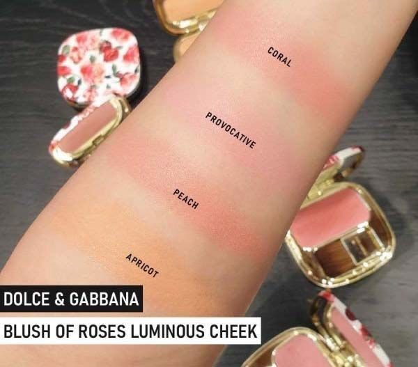 Má Hồng Dolce & Gabbana D&G Blush Of Roses 400 Pech Tone Hồng Cam Đào 5g - 3