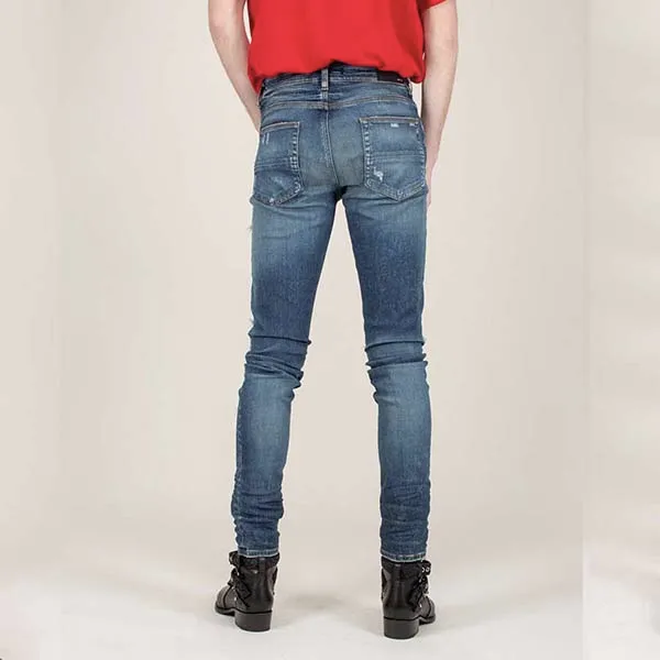 Quần Bò Amiri Suede Jeans Deep Classic Blue Màu Xanh Blue - Thời trang - Vua Hàng Hiệu