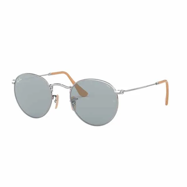 Kính Mát Rayban Round Metal RB3447 9065/I5 Màu Xanh Xám Size 50mm