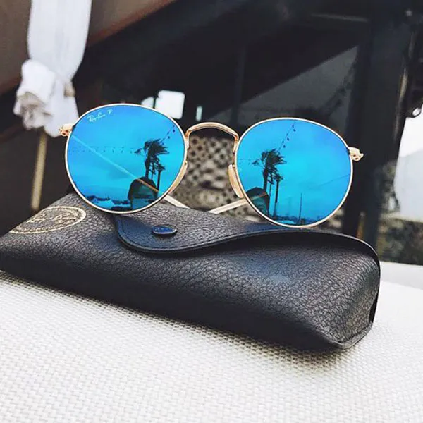 Kính Rayban Round RB3447 112/17 50 Màu Xanh Blue