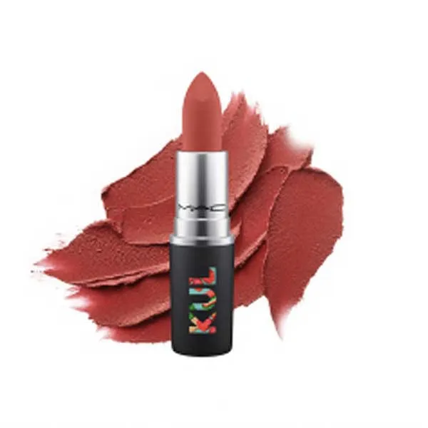 Son MAC Wander.Lust. Kuala Lumpur - Powder Kiss Lipstick Devoted To Chili Màu Đỏ Gạch - Son Môi - Vua Hàng Hiệu
