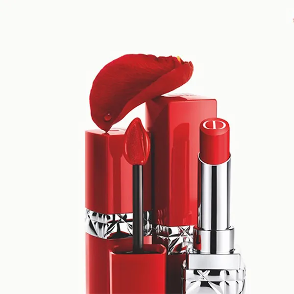 Son Kem Dior Poppy Ultra Care Lipquid 846 Màu Đỏ Cam - Son Môi - Vua Hàng Hiệu