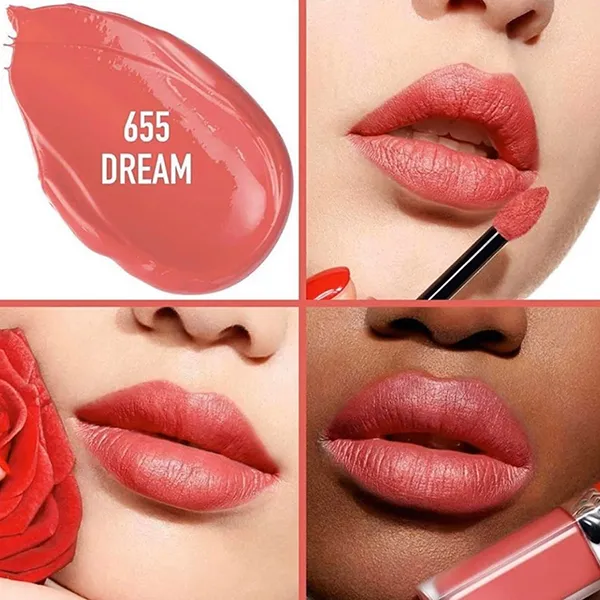 Son Kem Dior 655 Dream Ultra Care Liquid Màu Hồng Sữa