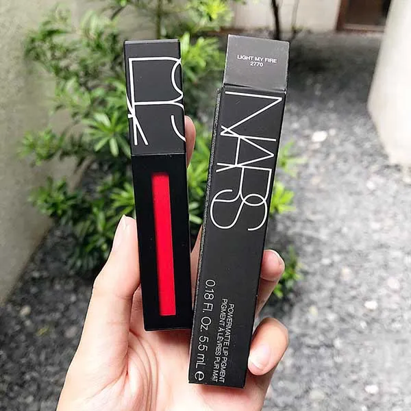 Son Kem Nars Power Matte Lip Pigment 2770 Light My Fire Đỏ Cam