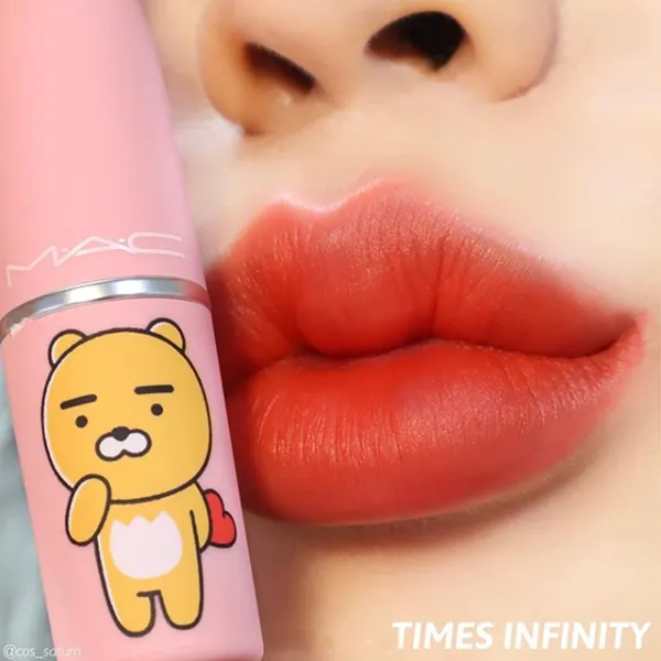 Son MAC Kakao Love Lip Collection Friends Limited Times Infinity Màu Đỏ Cam - Son Môi - Vua Hàng Hiệu