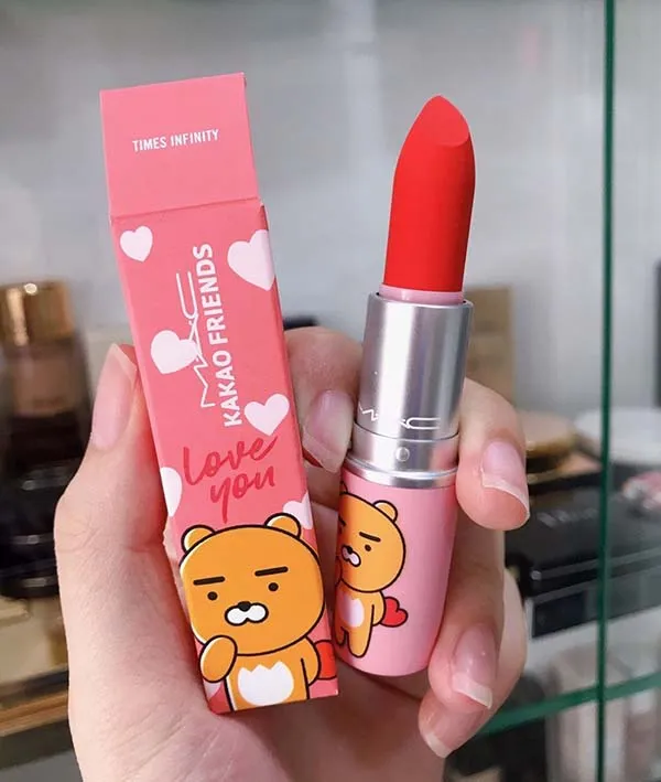 Son MAC Kakao Love Lip Collection Friends Limited Times Infinity Màu Đỏ Cam - Son Môi - Vua Hàng Hiệu