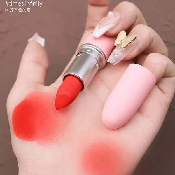 Son MAC Kakao Love Lip Collection Friends Limited Times Infinity Màu Đỏ Cam - Son Môi - Vua Hàng Hiệu