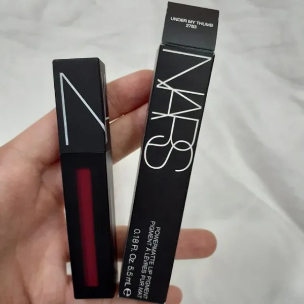 Son Kem Nars Power Matte Lip Pigment Under My Thumb Màu Đỏ Burgundy - Son Môi - Vua Hàng Hiệu
