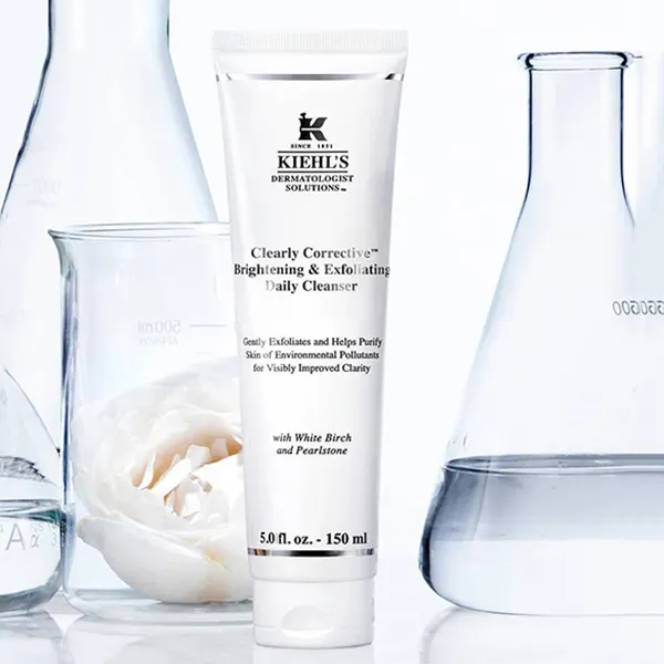 Sữa Rửa Mặt Làm Sạch Sâu Và Sáng Da Kiehl's Clearly Corrective Brightening Exfoliating Cleanser 150ml - Sữa Rửa Mặt - Vua Hàng Hiệu