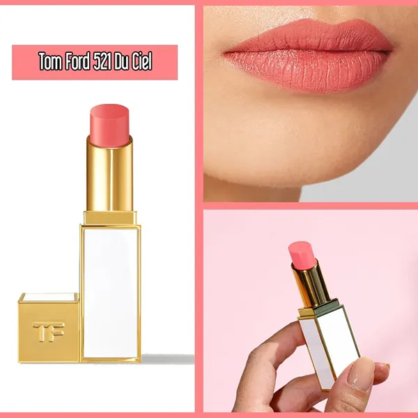 Son Tom Ford 521 Du Ciel UltraShine Lip Color Màu Hồng Sen Vua Hàng Hiệu