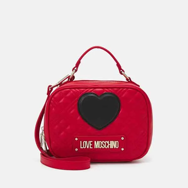 Túi Cầm Tay Love Moschino Camera Bag Red Exclusive Handbag Red Màu Đỏ - Túi xách - Vua Hàng Hiệu