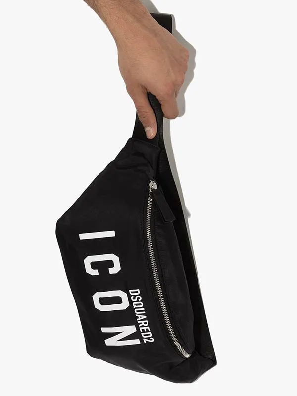 Túi Đeo Hông Dsquared2 Icon Belt Bag Màu Đen