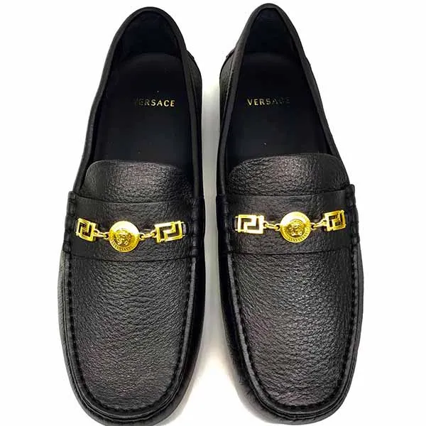 Giày Lười Versace Loafer Màu Đen Size 42 - 3