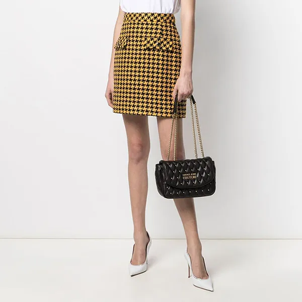 Túi Xách Versace Couture Black Bag Màu Đen