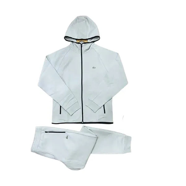 Bộ Quần Áo Nỉ Lacoste Màu Xám Size M