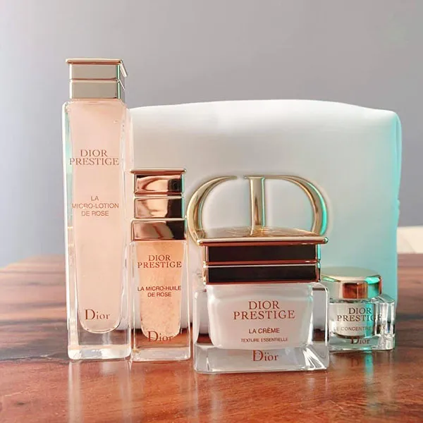 Set Dưỡng Da Dior Prestige 4 Món, Kèm Túi Đựng