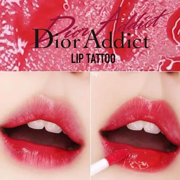 Son Dior Addict Lip Tattoo 661 Natural Red Màu Đỏ Cherry - Son Môi - Vua Hàng Hiệu