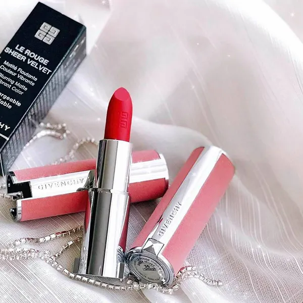 Mua Son Givenchy Le Rouge Sheer Velvet Matte Lipstick 36 L'Interdit New  2021 chính hãng, Son lì cao cấp, Giá tốt