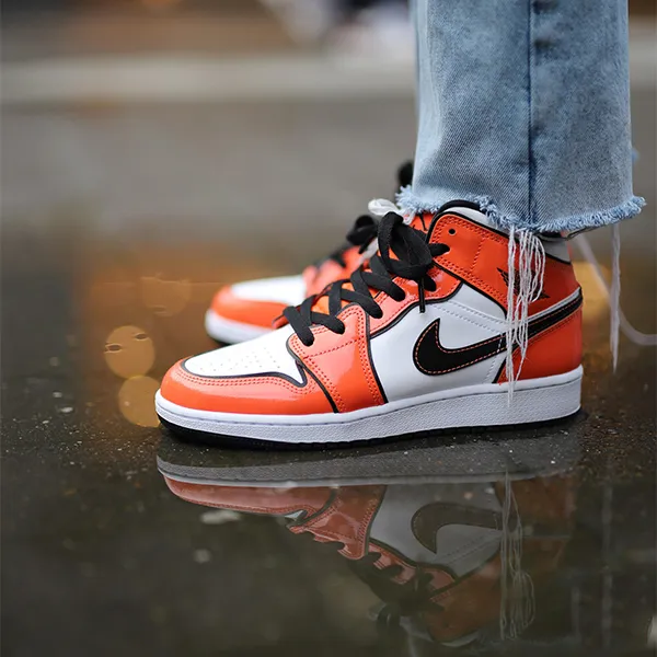 Giày Thể Thao Nike Jordan 1 Mid Turf Orange BQ6931-802 Màu Cam Size 40 - Giày - Vua Hàng Hiệu